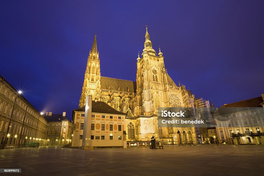 La cathédrale St. Vitus, de Prague - Photo de Château de Hradcany libre de droits