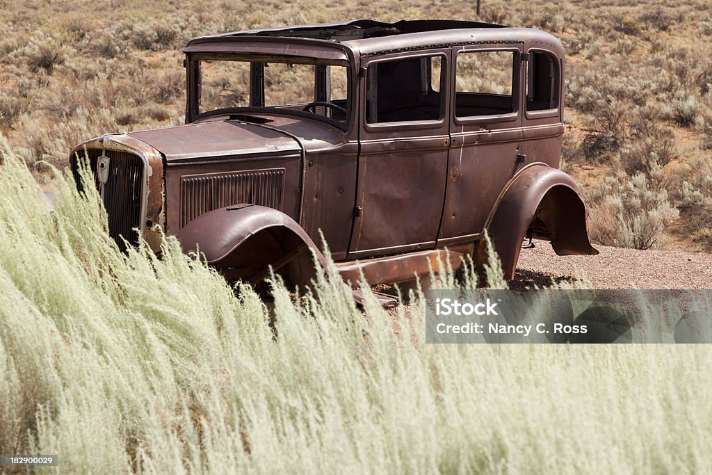 Abandonada, do Petrified Forest NP - Foto de stock de Abandonado royalty-free