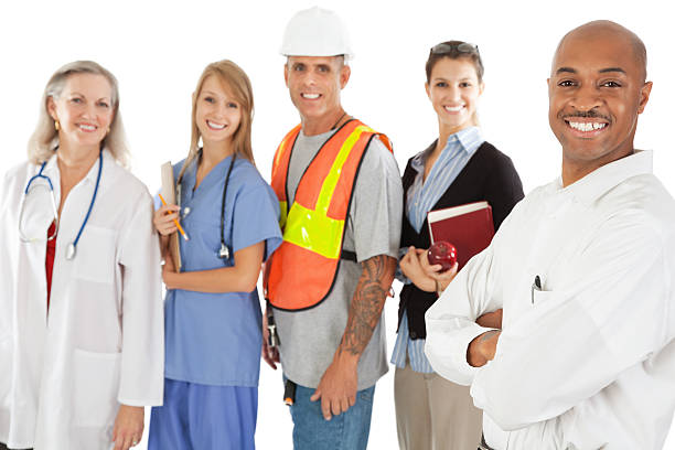 istock Happy Businessman With Other Workers 182900163
