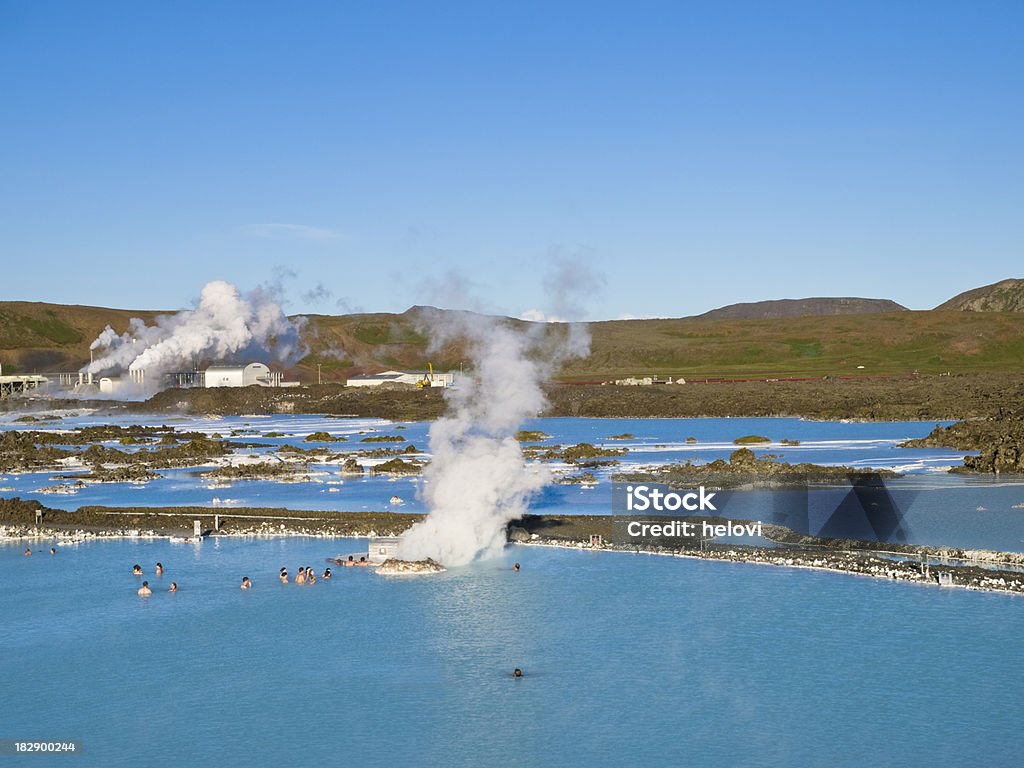 Lagoa Azul - Royalty-free Islândia Foto de stock