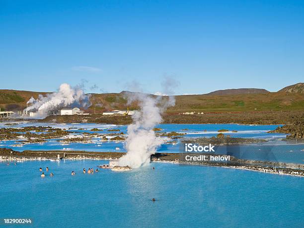 Lagoa Azul - Fotografias de stock e mais imagens de Islândia - Islândia, Azul, Azul Turquesa