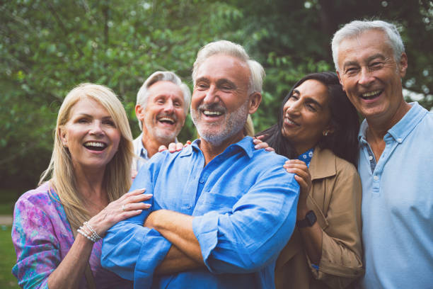 istock Senior group old buddies reunion in London 1829003667
