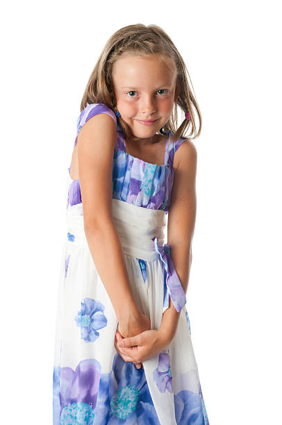 Portrait of a smiling little girl.
