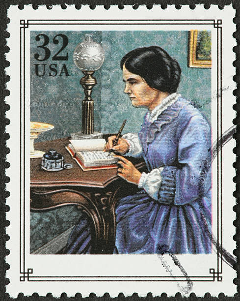 istock woman writing 19th century styles 182900739