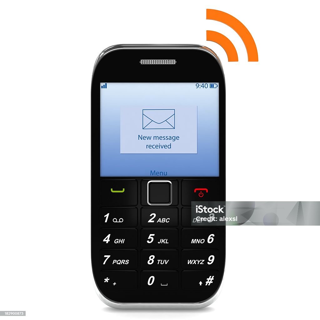 Mensaje SMS - Foto de stock de Aplicación para móviles libre de derechos