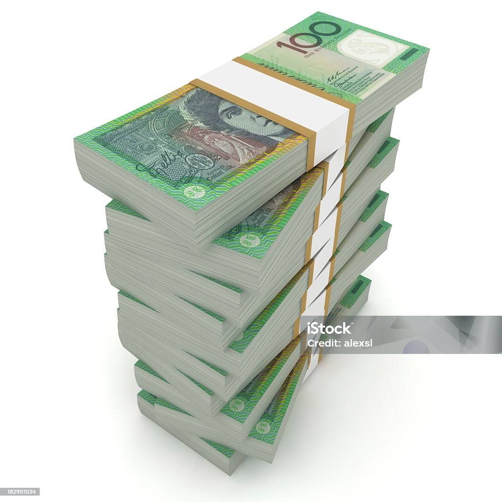 Billet de Dollars australiens - Photo de 401k - Mot anglais libre de droits