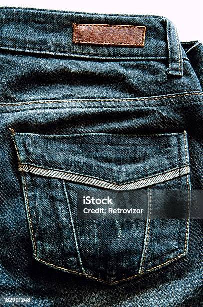 Leere Jeans Label Stockfoto und mehr Bilder von Acid Wash-Stil - Acid Wash-Stil, Baumwolle, Bildschärfe
