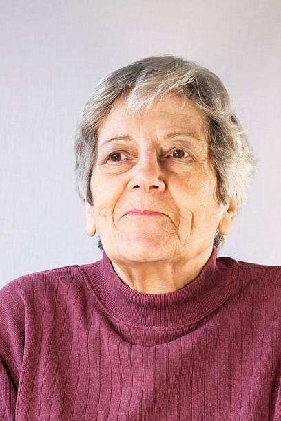 istock Elderly Woman Looking Pleased 182901466