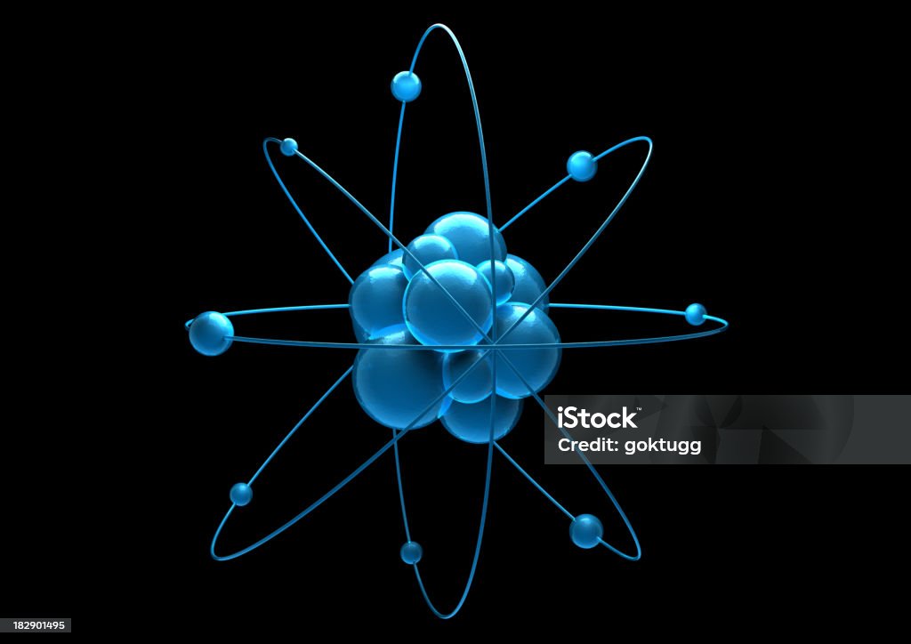 原子 - 3Dのロイヤリティフリーストックフォト
