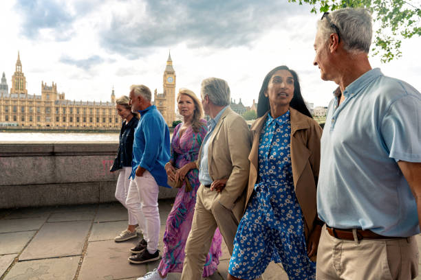 istock Senior group old buddies reunion in London 1829015875