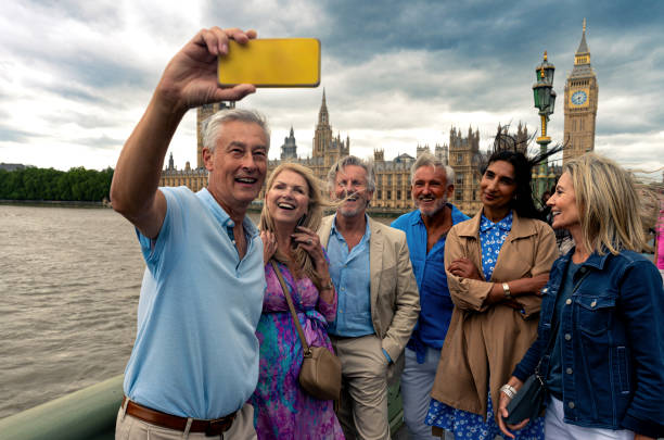 istock Senior group old buddies reunion in London 1829016913