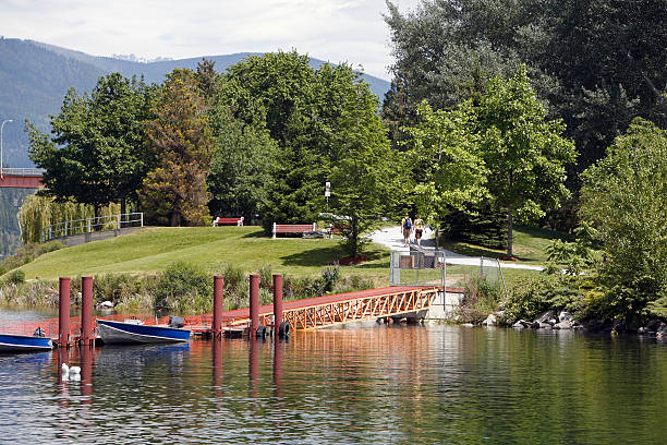 istock Lakeside Park Nelson British Columbia.Mid Day. 182901696
