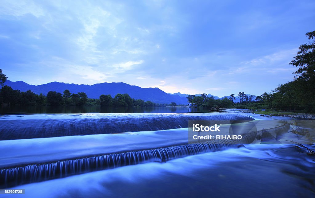 yi river "yi river in lingui,guilin,Guangxi provinces,china" Beauty Stock Photo