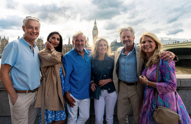 istock Senior group old buddies reunion in London 1829019023