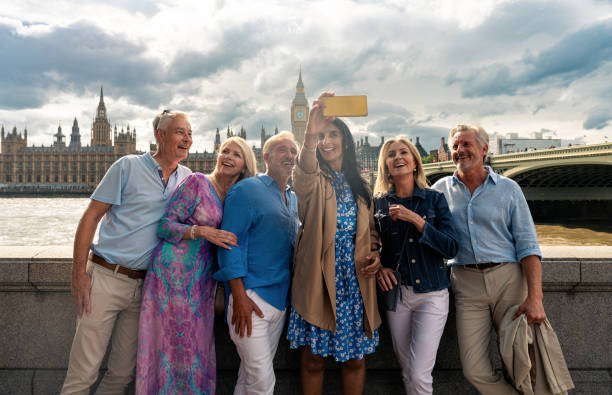 istock Senior group old buddies reunion in London 1829019636
