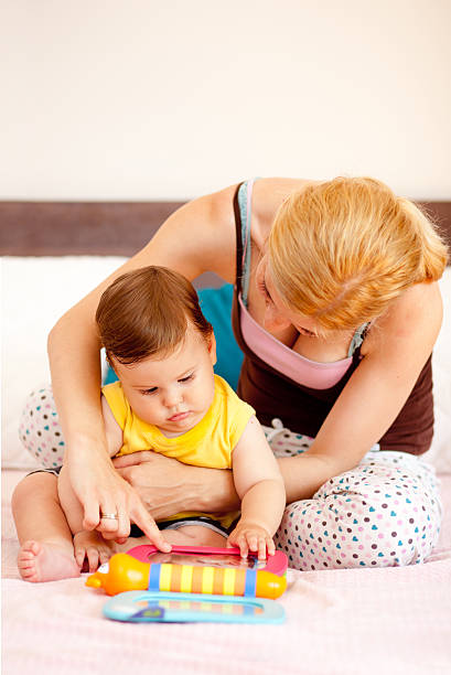 Mother and child stock photo