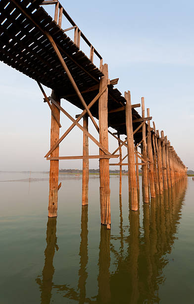 istock U Bein Bridge at sunset, Mandalay, Burma 182902360