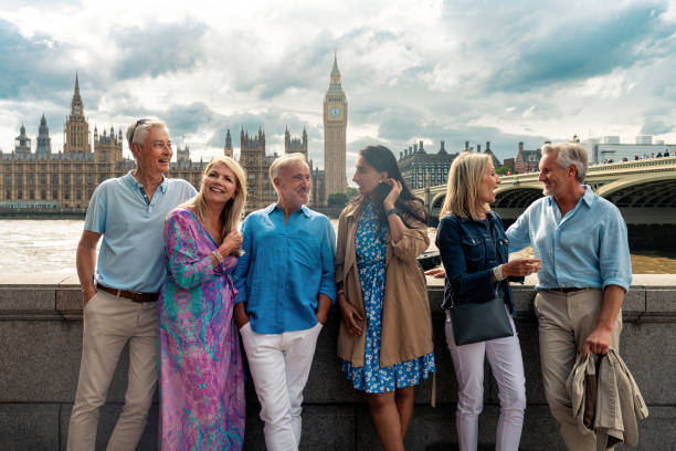 istock Senior group old buddies reunion in London 1829023774