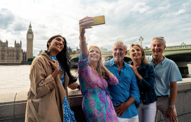istock Senior group old buddies reunion in London 1829025344