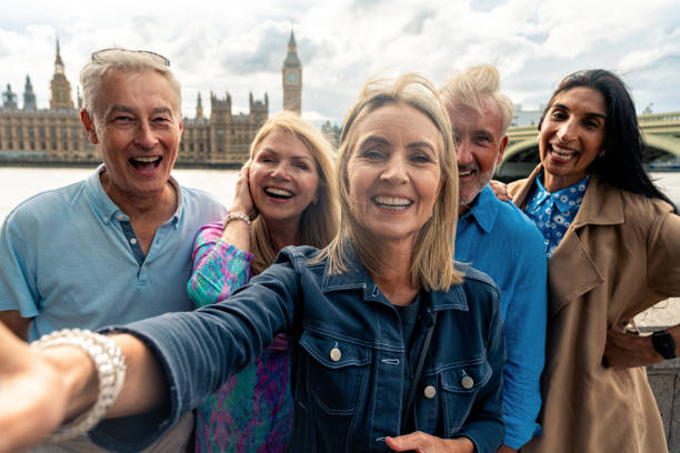 istock Senior group old buddies reunion in London 1829025870