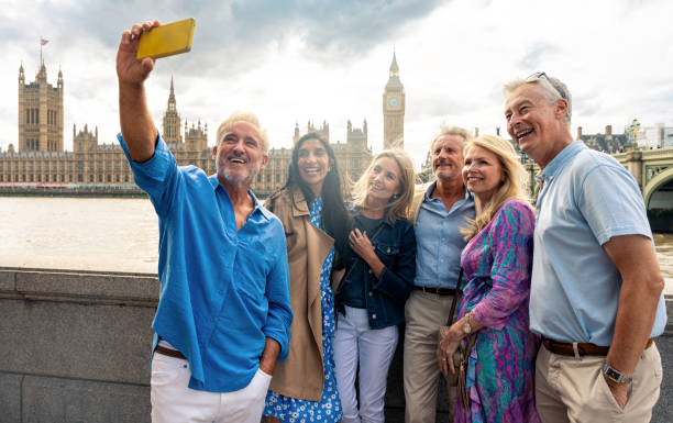 istock Senior group old buddies reunion in London 1829025890