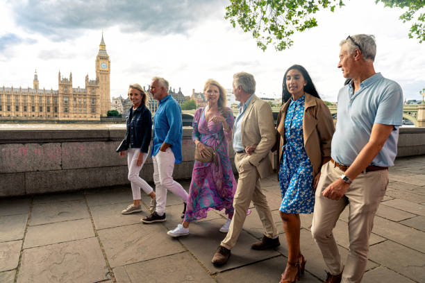 istock Senior group old buddies reunion in London 1829028516