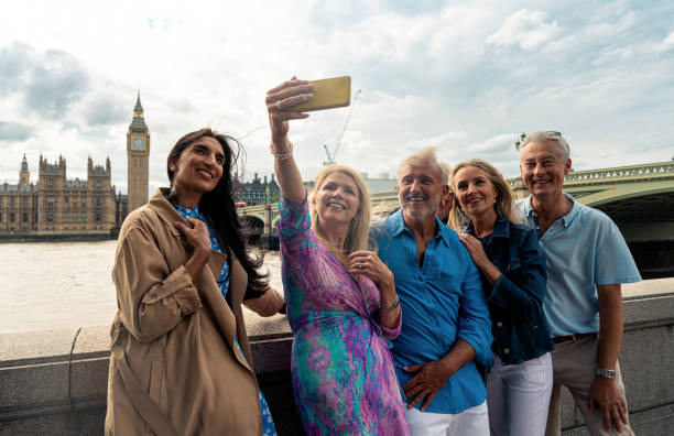 istock Senior group old buddies reunion in London 1829029040