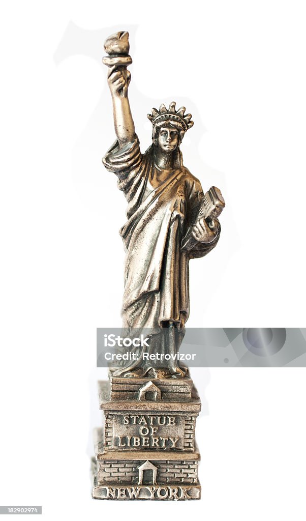 Bronze Statue of Liberty souvenir Statue of liberty in New York (souvenir). Souvenir Stock Photo