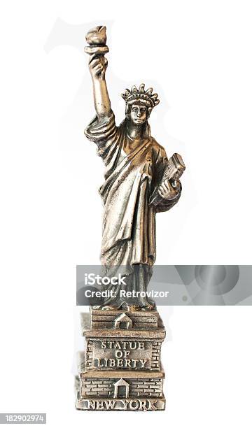 Bronze Statue Of Liberty Souvenir Stock Photo - Download Image Now - Souvenir, Statue Of Liberty Replica, Statue of Liberty - New York City