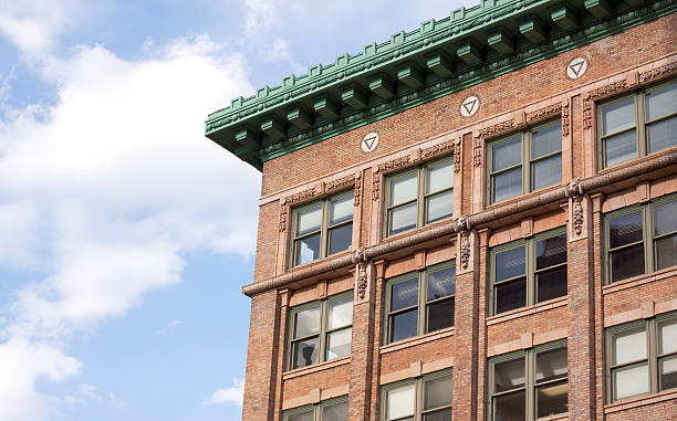istock Brick Apartment or Office Building Exterior 182903076