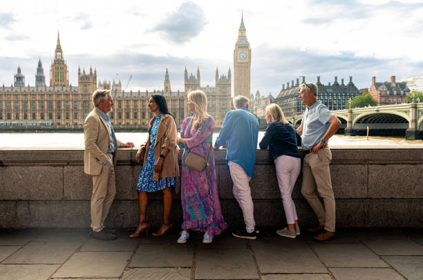 istock Senior group old buddies reunion in London 1829031202
