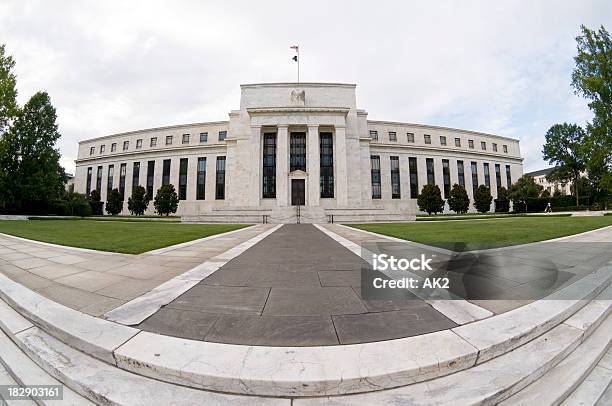 Reserva Federal De Los Eeuu Fachada Foto de stock y más banco de imágenes de Reserva Federal - Reserva Federal, Edificio de la Reserva Federal, Washington DC