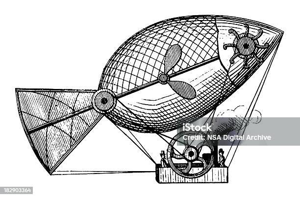 Earlymaschineantik Wissenschaftliche Illustrationen Stock Vektor Art und mehr Bilder von Innovation