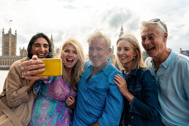 istock Senior group old buddies reunion in London 1829035962