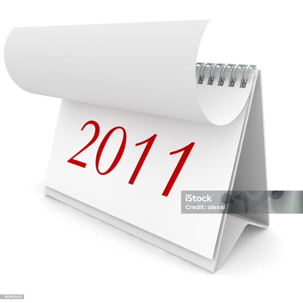 Nuevo año calendario - Foto de stock de 2011 libre de derechos