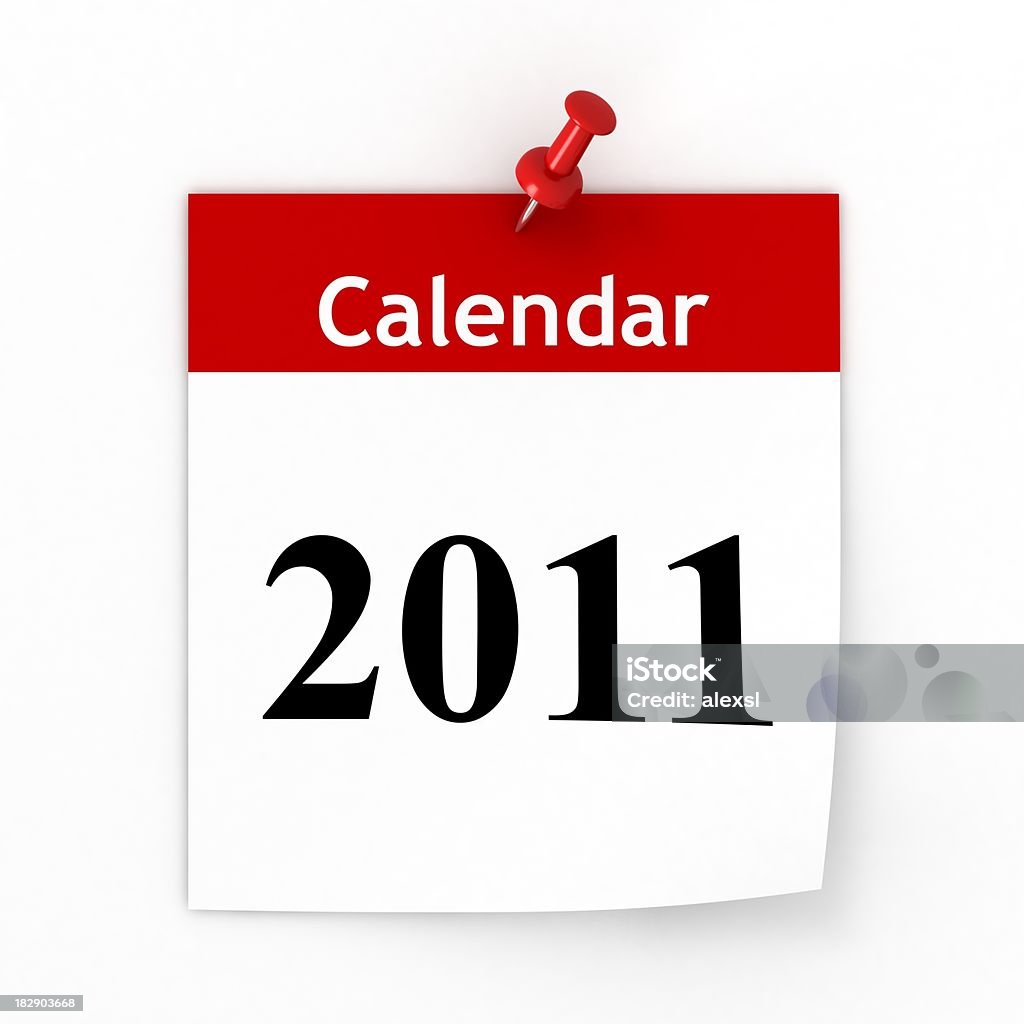 Calendário de 2011 - Foto de stock de 2011 royalty-free