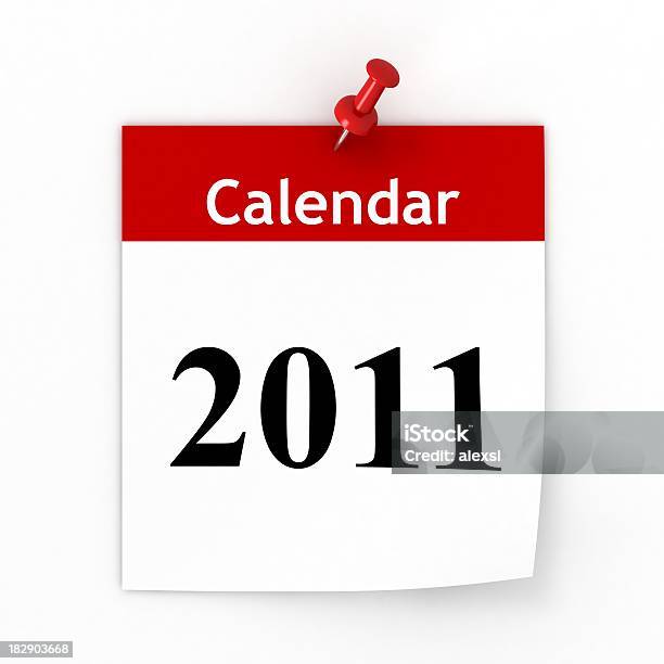 Foto de Calendário De 2011 e mais fotos de stock de 2011 - 2011, 2012, Ano novo