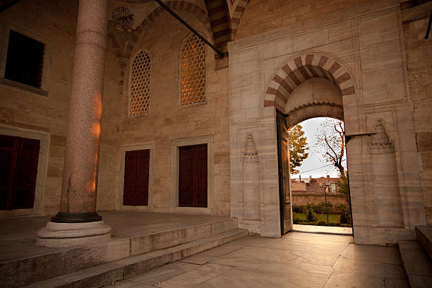 istock Gate of the Blue Mosque in Istanbul 182904116