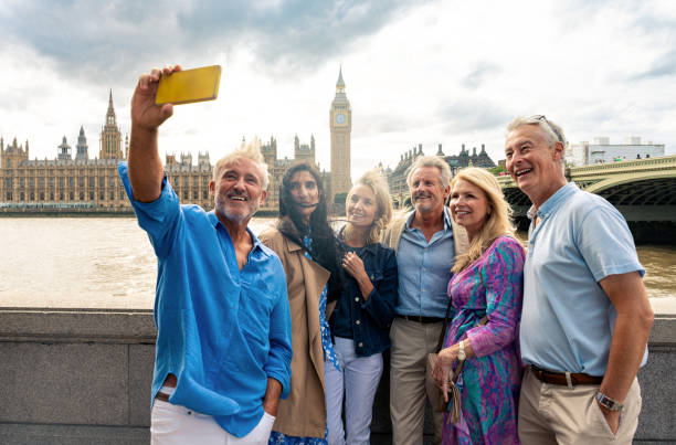 istock Senior group old buddies reunion in London 1829041765