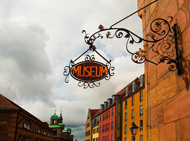 istock Museum Sign in Old Nuremberg Cityscape 182904181
