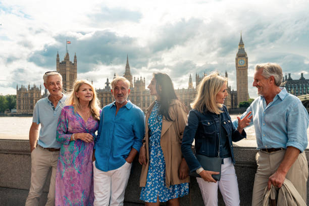 istock Senior group old buddies reunion in London 1829044902