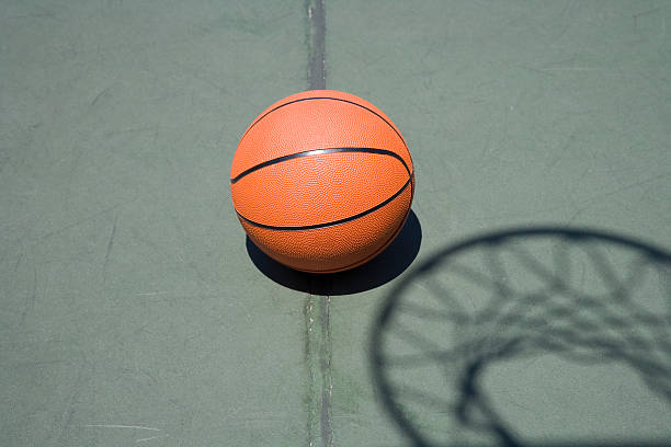 istock Basketball on Court 182905026