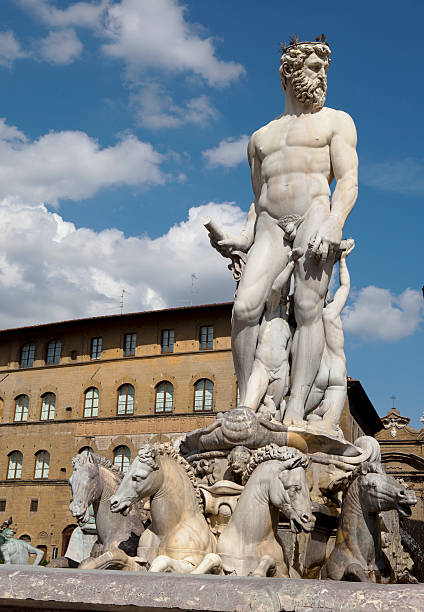 istock Neptune Fountain in Florence Italy 182905106