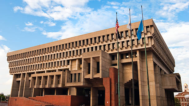 istock City Hall in Boston, MA 182905783