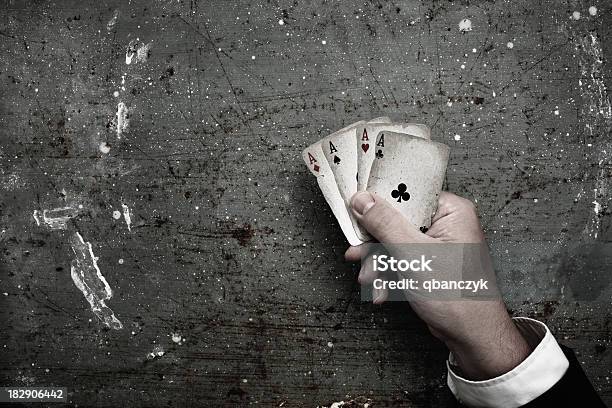 Four Ases Stock Photo - Download Image Now - Ace, Ace Of Clubs, Ace Of Diamonds