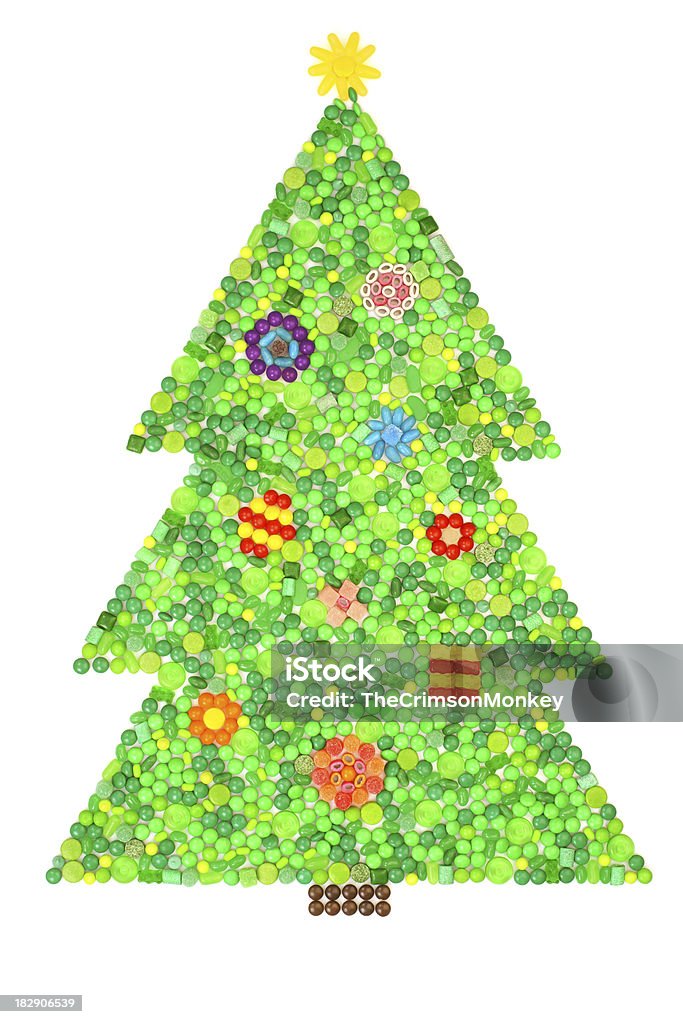 Candy albero di Natale - Foto stock royalty-free di Albero