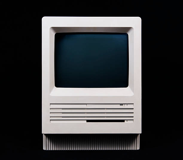 Old Computer Shot of an old 1986 Personal Computer. computer mainframe old retro revival stock pictures, royalty-free photos & images