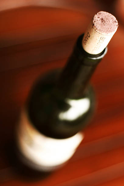 istock Cork in bottle of wine 182906729