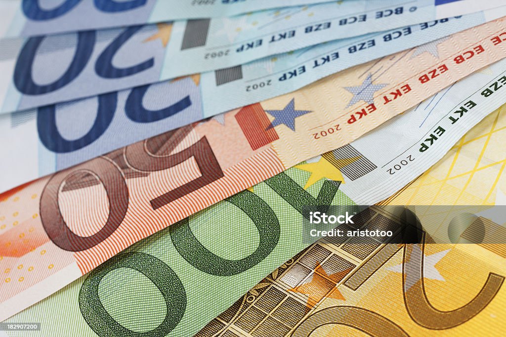 União Europeia, a moeda fundo - Foto de stock de Abundância royalty-free