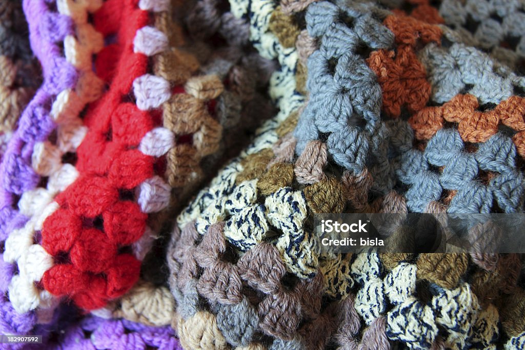 Couverture en Crochet - Photo de Abstrait libre de droits